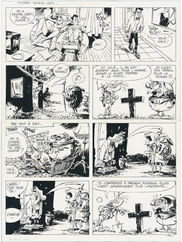 Marc Hardy, Pierre Tombal, gag 472. - Comic Strip