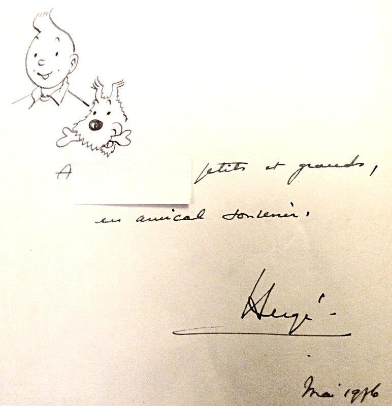 Hergé, Les Cigares du Pharaon - Sketch