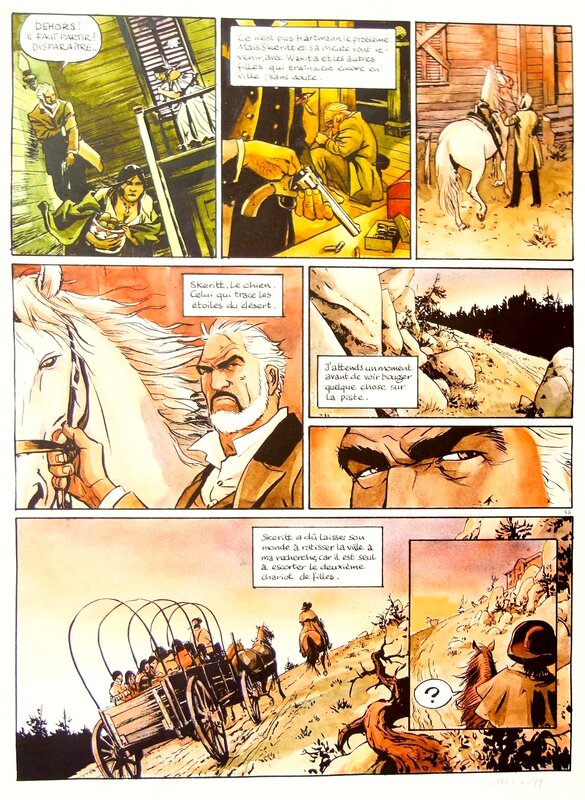 Etoile du Desert par Enrico Marini, Stephen Desberg - Planche originale