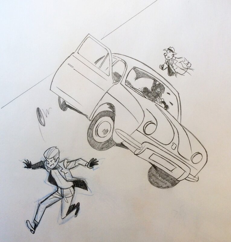 Jean-Philippe Peyraud, Premières chaleurs et Gil Jourdan - Original art