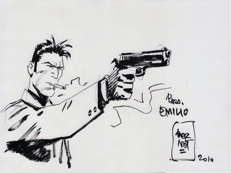 JORDI BERNET - Torpedo visant une arme - Sketch