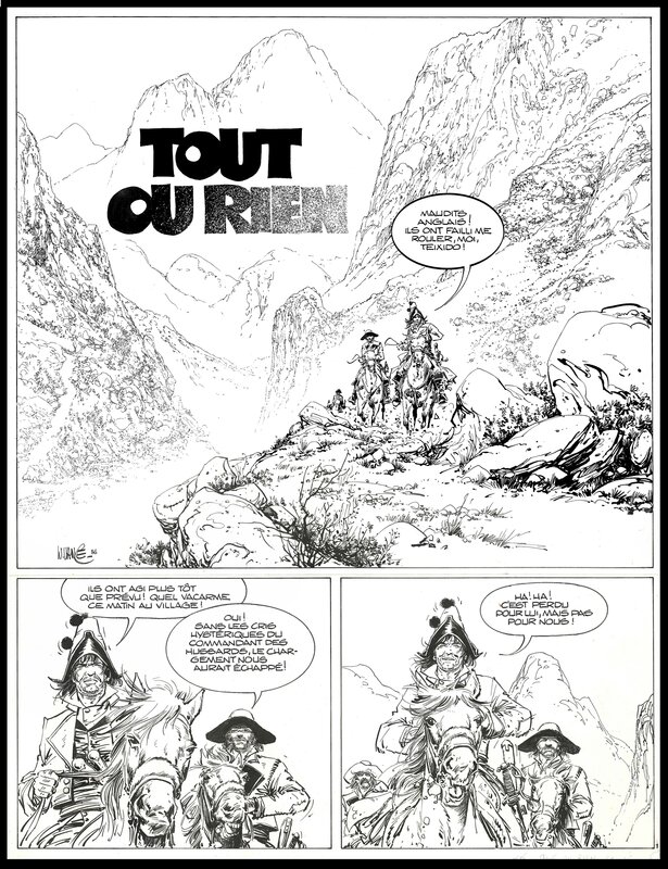 William Vance, Bruce J. Hawker : 5. Tout ou rien - Planche originale