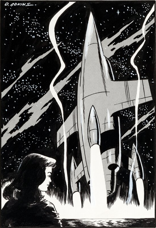 Dan Adkins, The Long Way to Earth - Original Illustration