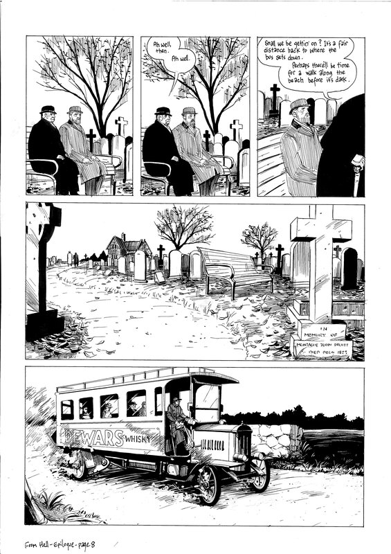 From Hell page par Eddie Campbell, Alan Moore - Planche originale