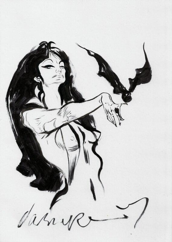 Dave McKEAN - Vampirella - Illustration originale