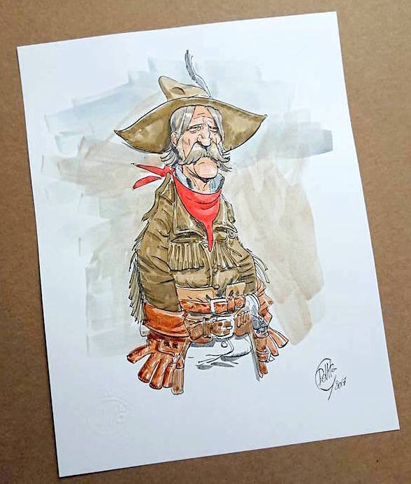 Uncle Zeb by Giulio De Vita - Original Illustration