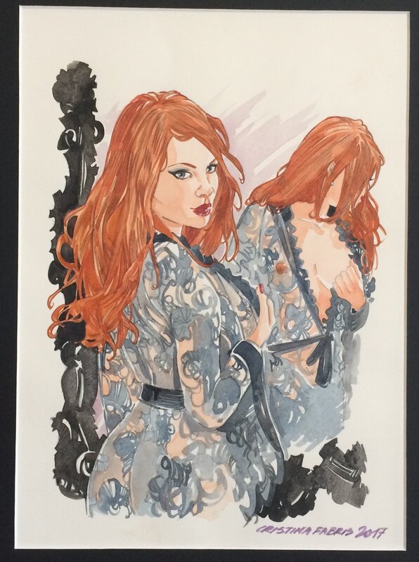 Miroir by Cristina Fabris - Original Illustration