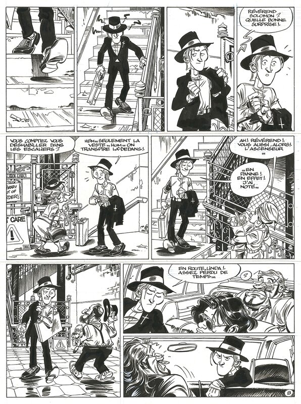 Soda #10 Dieu seul le sait pg 8 by Gazzotti - Planche originale