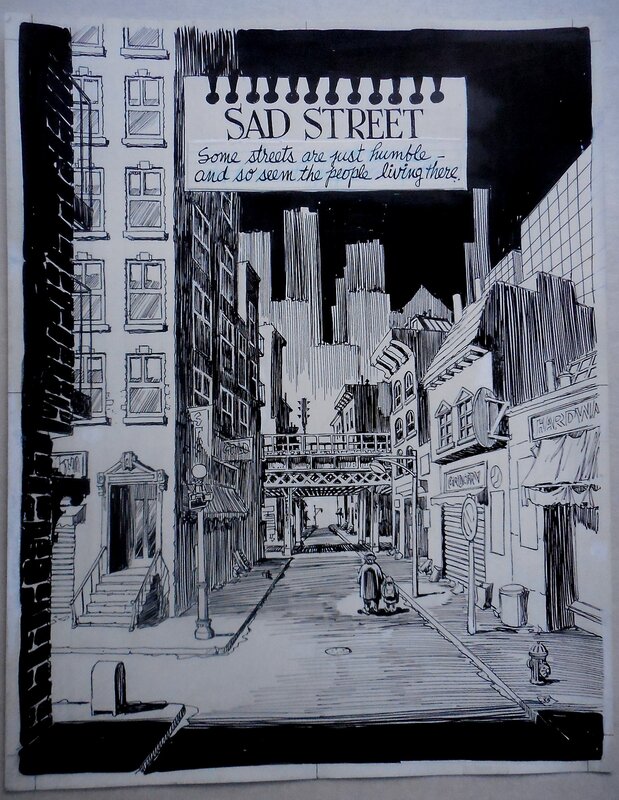 Sad street by Will Eisner - Comic Strip