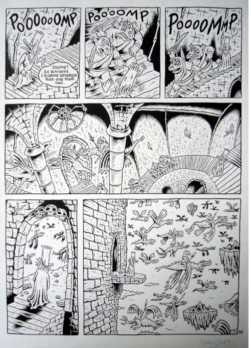 Stéphane Blanquet, Donjon Monster 4 - planche 36 - Planche originale