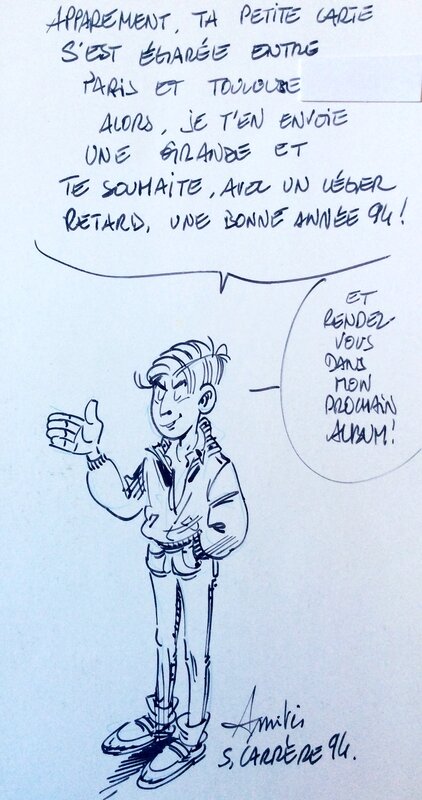 Léo Loden by Serge Carrère - Sketch