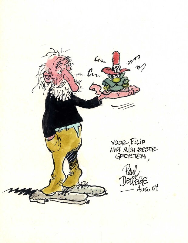 Paul Deliège, De Krobbels - Les Krostons - Dédicace