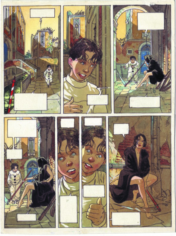 Jean-Pierre Gibrat, Marée basse, pl. 59. - Planche originale