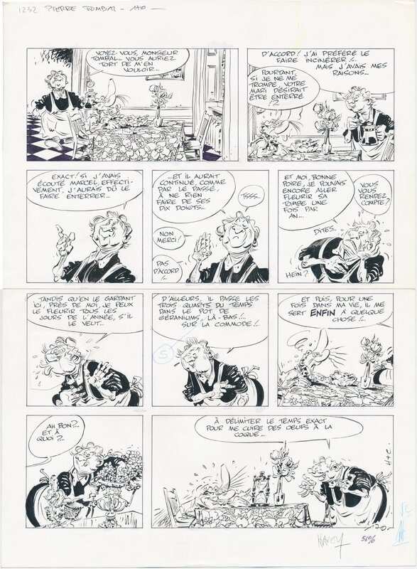Marc Hardy, Pierre Tombal, gag 170. - Comic Strip