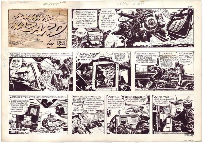 Frank Robbins, Johnny Hazard, 