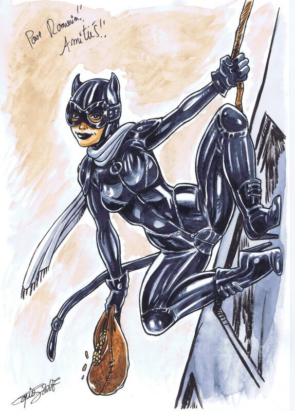 Catwoman par Capia - Illustration originale