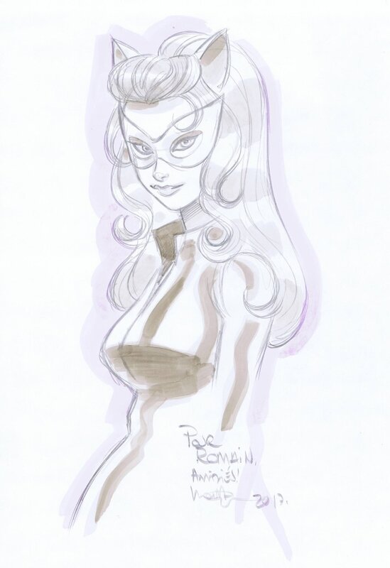 Catwoman par Montse Martin - Sketch