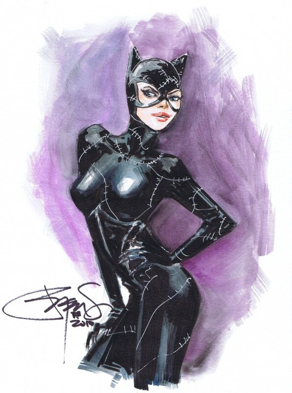 Catwoman par Steigerwald - Original Illustration