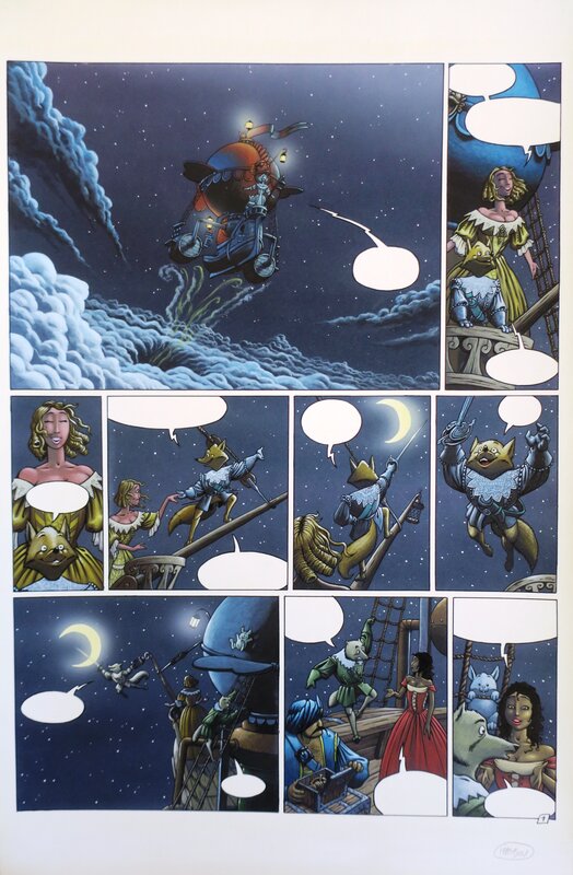 Jean-Luc Masbou, DE CAPES ET DE CROCS T6 - Planche originale