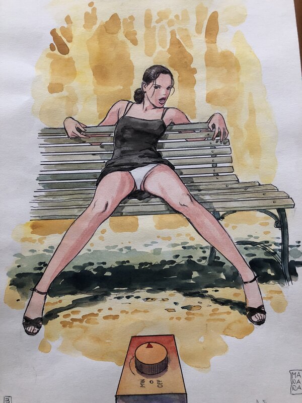 Claudia declic 3/5 by Milo Manara - Comic Strip