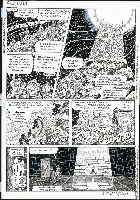 Don Rosa, The Quest for Kalevala page - Comic Strip