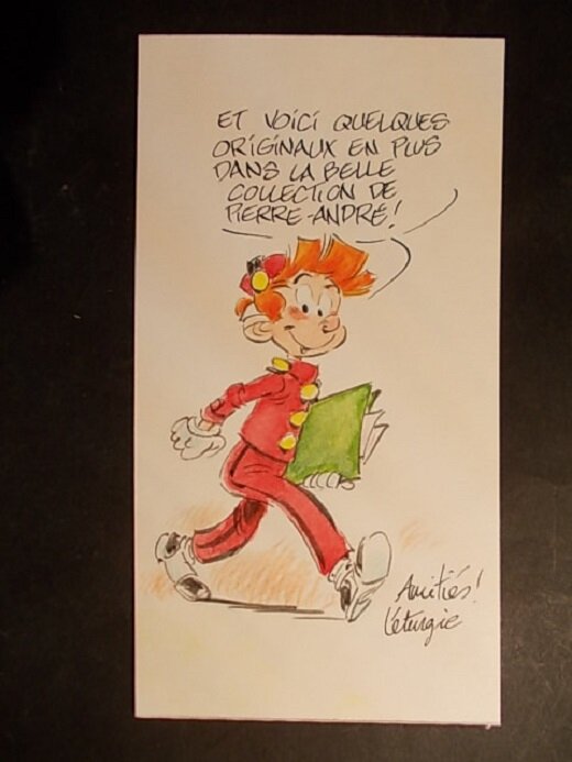 Spirou, 2014. par Simon Léturgie - Dédicace