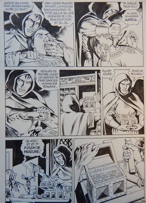 Messalina meurtre by Jean-Yves Mitton - Comic Strip