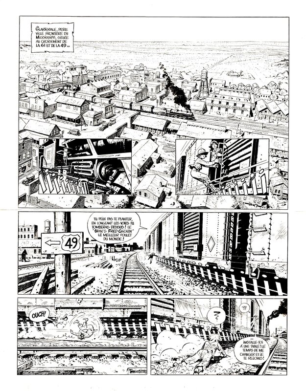 Steve Cuzor, Stéphane Colman, O'Boys Tome 3 - Midnight Crossroad - planche 1 - Planche originale