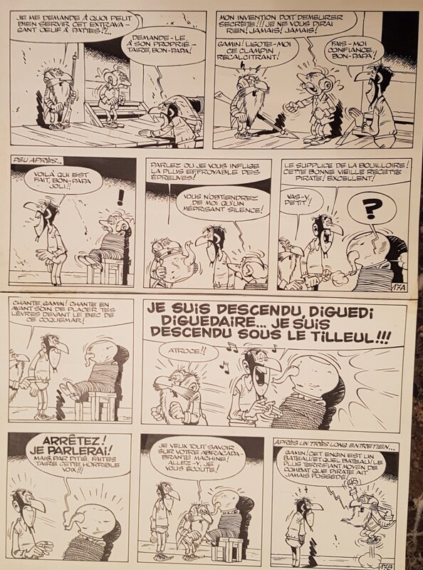 Marcel Remacle, Planche originale de Vieux Nick: 