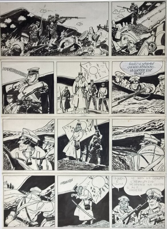 Hugo Pratt, 1981 - Corto Maltèse : La Jeunesse - Planche originale