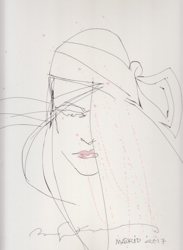 Elektra by Bill Sienkiewicz - Sketch