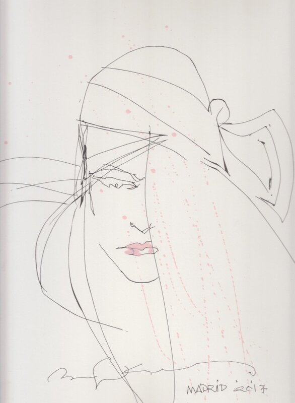 Elektra par Bill Sienkiewicz - Dédicace