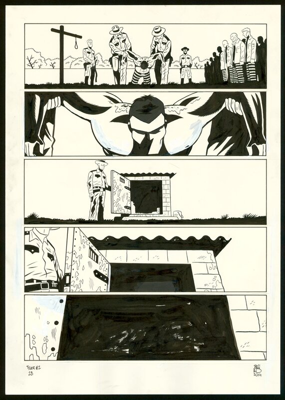 Brüno - Tyler Cross tome 04 - Angola - Planche 28 - Planche originale