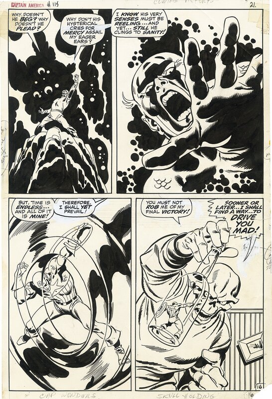 John Buscema, Sal Buscema, Captain America #115 planche 16 - Comic Strip