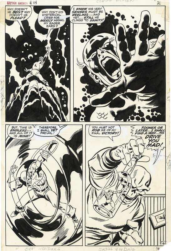 John Buscema, Sal Buscema, Captain America #115 planche 16 - Planche originale