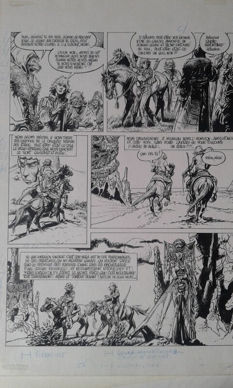 Hyperion par Franz - Planche originale