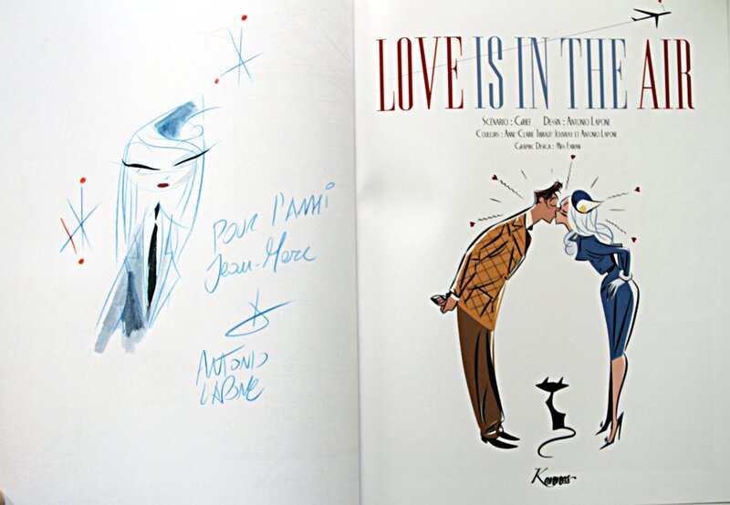 Love is in the air by Antonio Lapone, Gihef, Anne-Claire Jouvray - Sketch