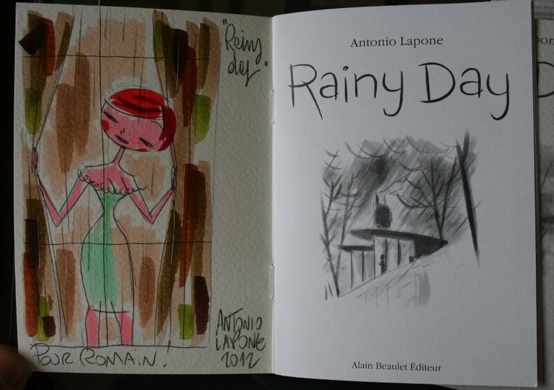 Rainy Day par Antonio Lapone - Dédicace