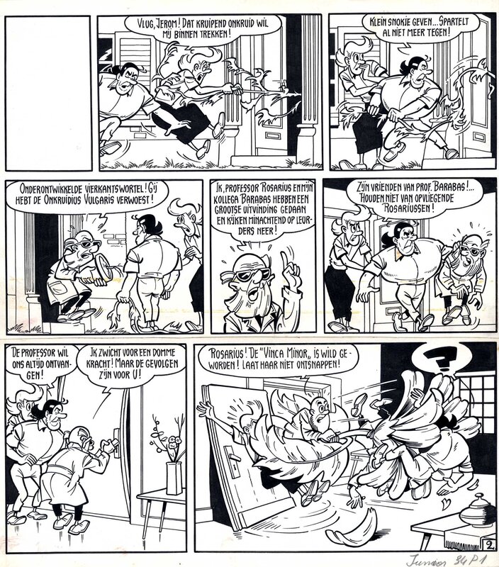 Jerom - Jérôme par Willy Vandersteen, Eduard De Rop - Planche originale