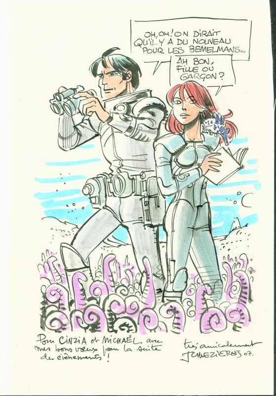 Jean-Claude Mézières, Valerian speciality drawing - Comic Strip