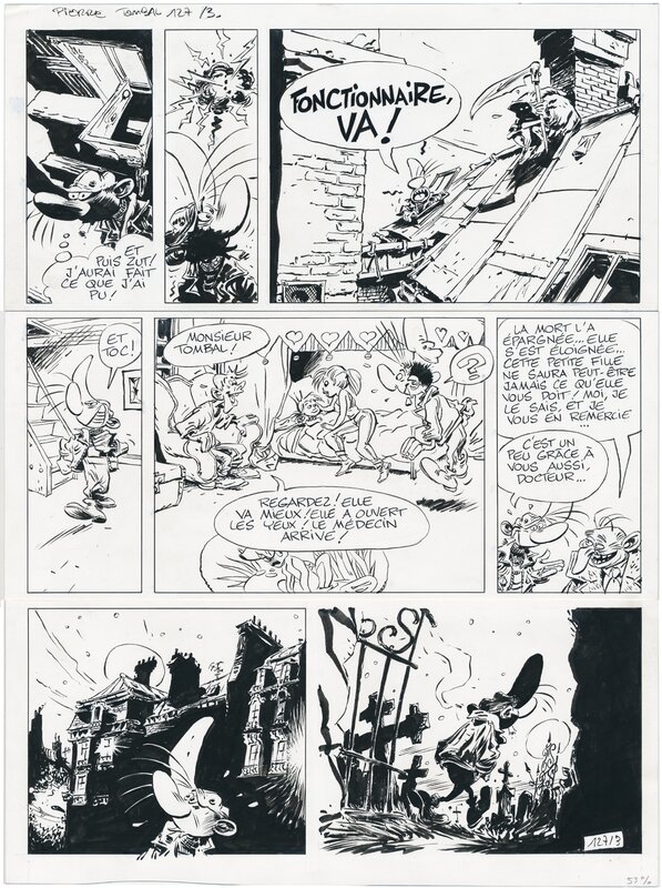 Marc Hardy, Pierre Tombal, HC 127, pl. 3. - Planche originale