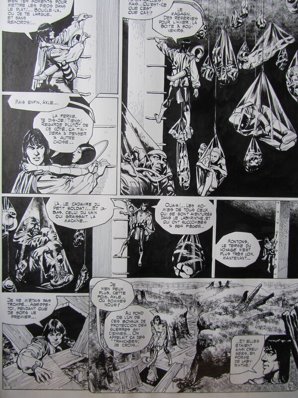 Julio Ribera, Christian Godard, Le vagabond des limbes - Planche originale