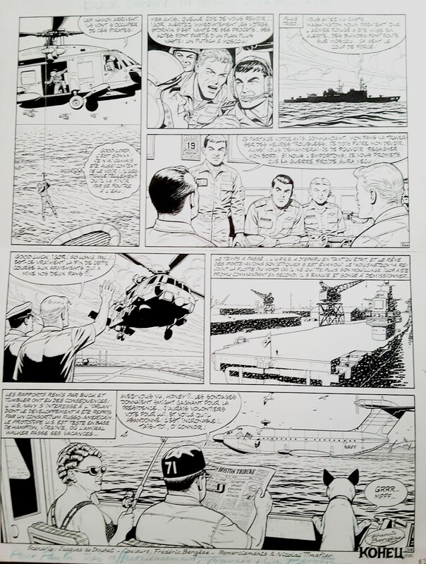 Buck Danny by Francis Bergèse - Comic Strip