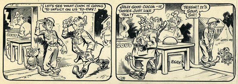 Roy Wilson, Private Billy Muggins - Comic Strip