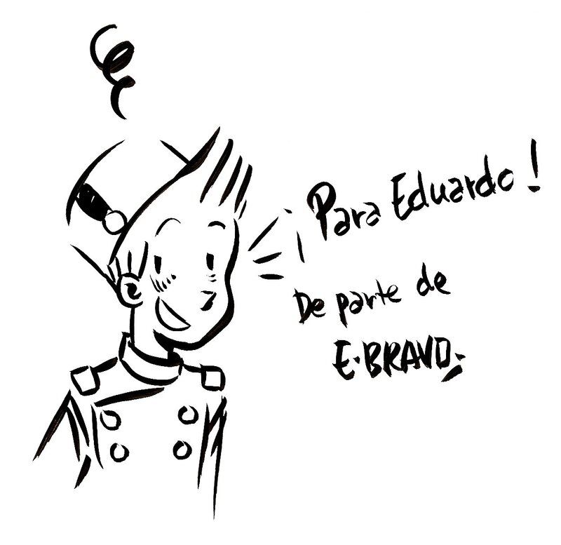 Émile Bravo - Spirou - Sketch