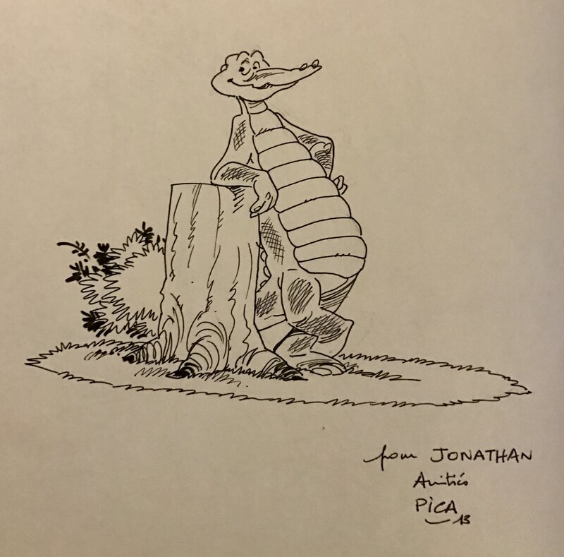 Croco et Fastefoude by Pica - Sketch