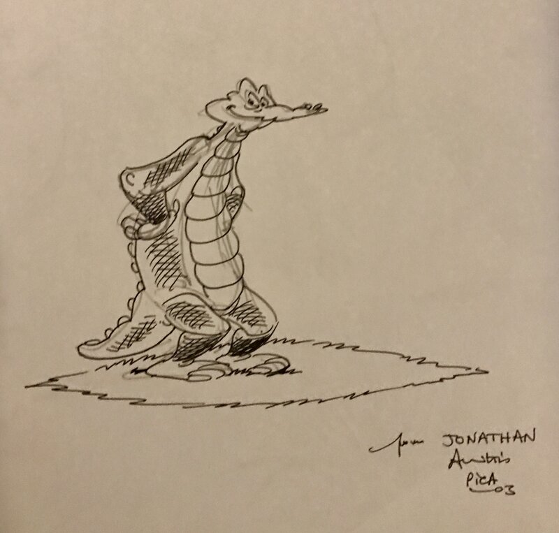 Croco et Fastefoude by Pica - Sketch