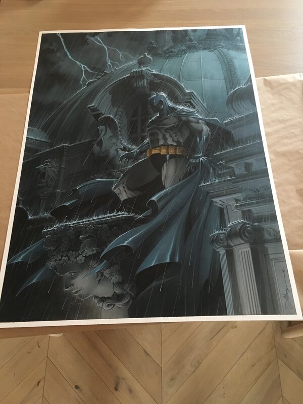 Batman dark night par Anthony Jean - Planche originale