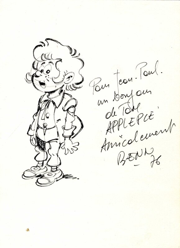 Tom Applepie par Benn - Dédicace