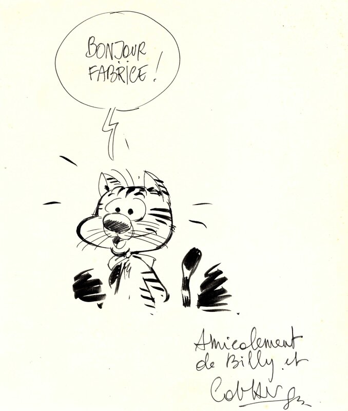Billy the cat by Stéphane Colman - Sketch